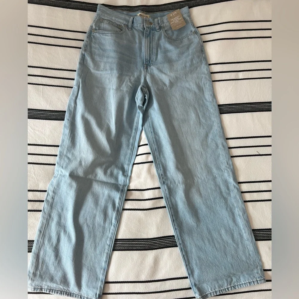 Madewell Light Blue Wide Leg Jeans
